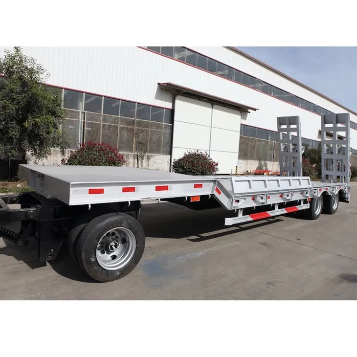 Lowboy Full Trailer With Ramp